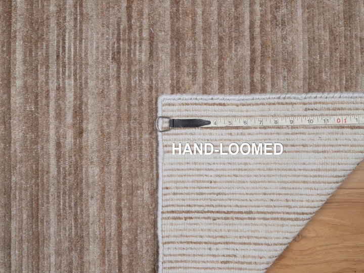 2'0" x 3'0" New Hand Loomed Brown Polyester Rectangle Oriental Rug - MOA10292737