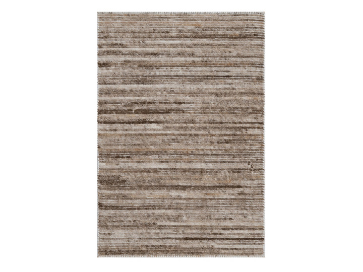 2'0" x 3'0" New Hand Loomed Brown Polyester Rectangle Oriental Rug - MOA10292739