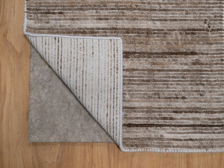 2'0" x 3'0" New Hand Loomed Brown Polyester Rectangle Oriental Rug - MOA10292739