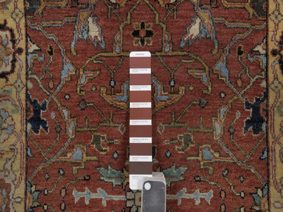 2'5" x 7'11" New Hand Knotted Red Wool Runner Oriental Rug - MOA10292769