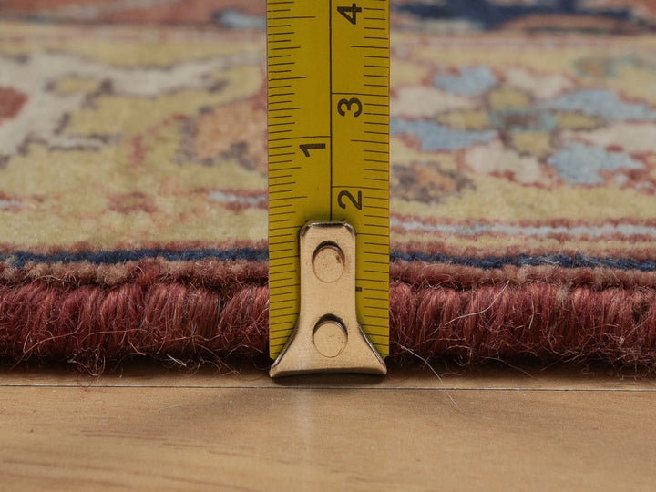 2'5" x 7'11" New Hand Knotted Red Wool Runner Oriental Rug - MOA10292769