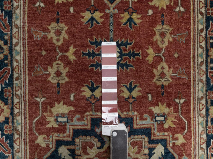 2'7" x 14'0" New Hand Knotted Red Wool Runner Oriental Rug - MOA10292774