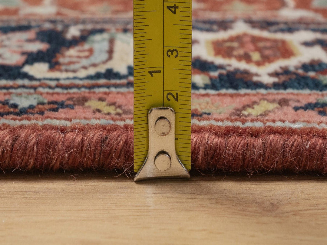 2'8" x 13'10" New Hand Knotted Red Wool Runner Oriental Rug - MOA10292775