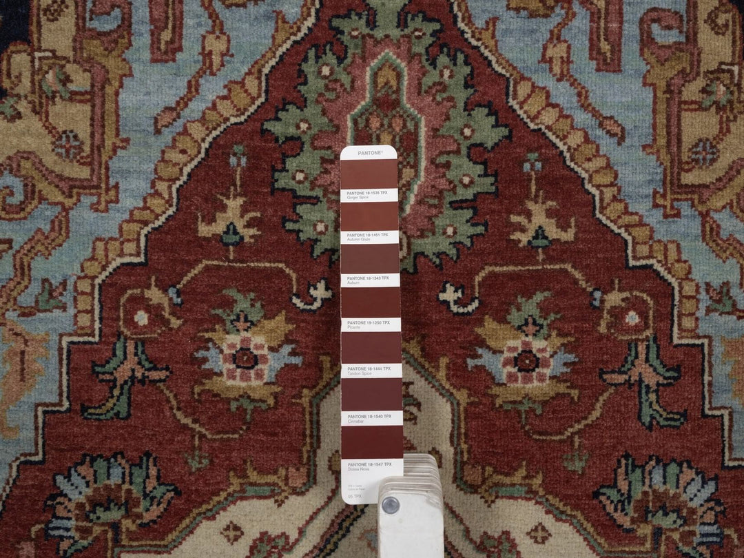 3'1" x 5'1" New Hand Knotted Red Wool Rectangle Oriental Rug - MOA10292777
