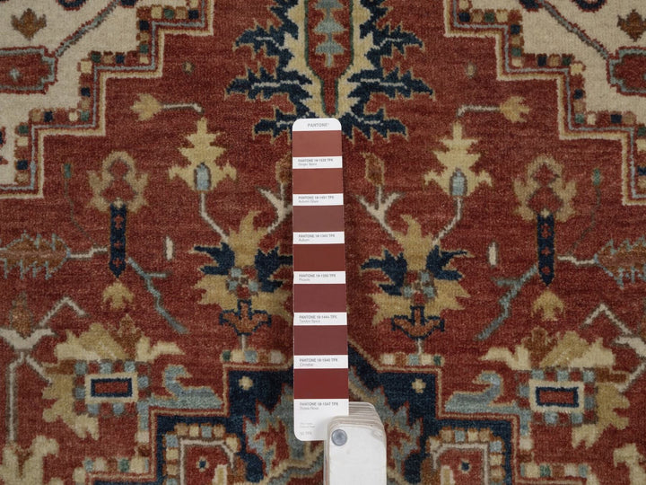 3'1" x 5'2" New Hand Knotted Red Wool Rectangle Oriental Rug - MOA10292778