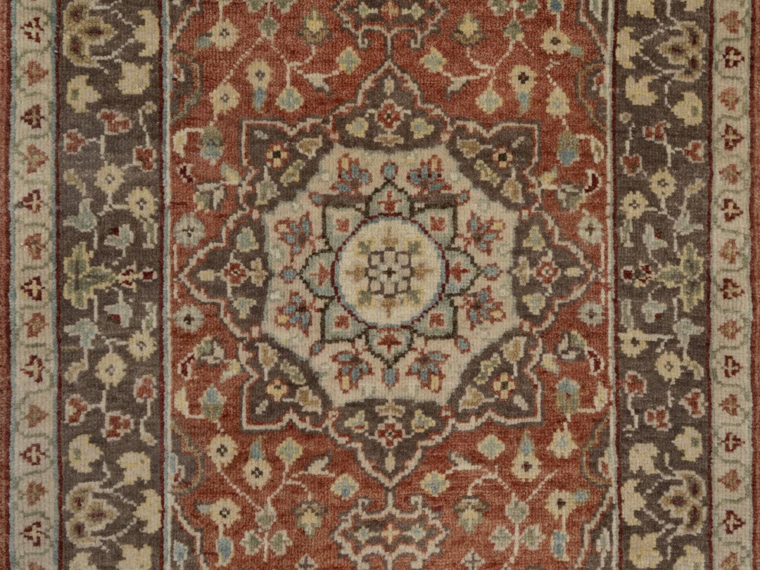 2'0" x 3'2" New Hand Knotted Red Wool Rectangle Oriental Rug - MOA10292792