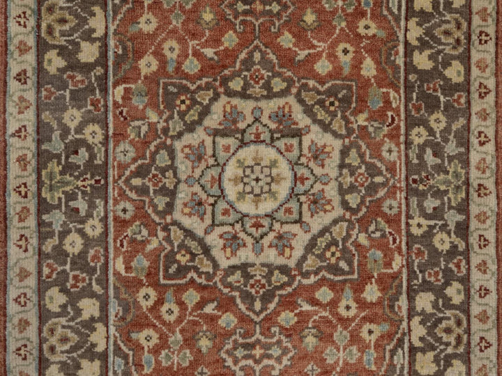 2'0" x 3'2" New Hand Knotted Red Wool Rectangle Oriental Rug - MOA10292792