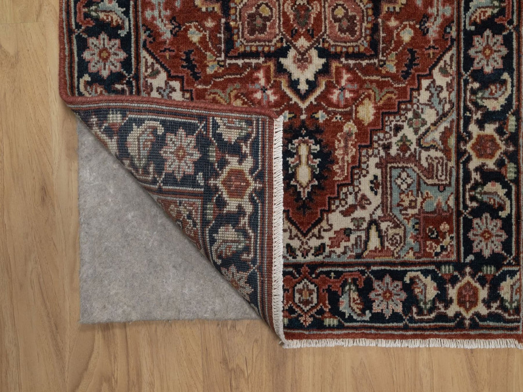 2'1" x 3'0" New Hand Knotted Red Wool Rectangle Oriental Rug - MOA10292793