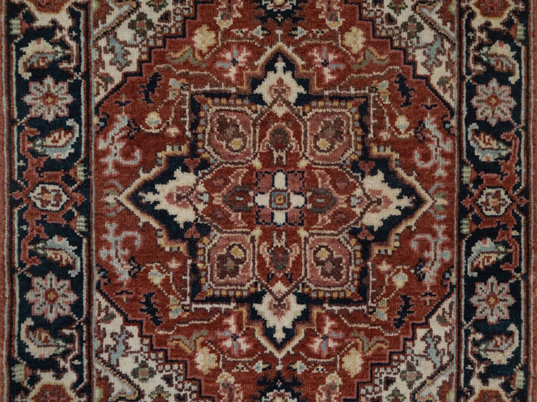2'1" x 3'0" New Hand Knotted Red Wool Rectangle Oriental Rug - MOA10292793