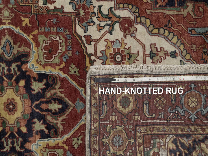 3'11" x 6'0" New Hand Knotted Ivory Wool Rectangle Oriental Rug - MOA10292797