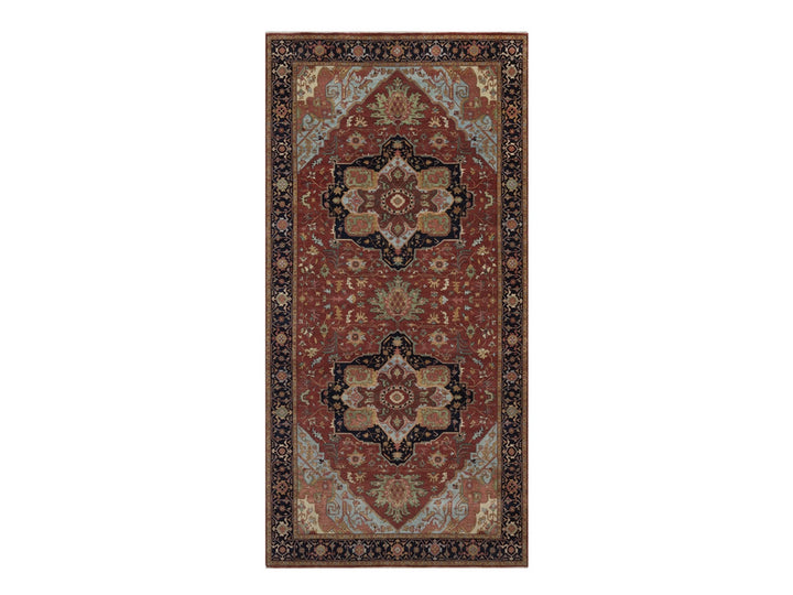 7'10" x 16'0" New Hand Knotted Red Wool Rectangle Oriental Rug - MOA10292799