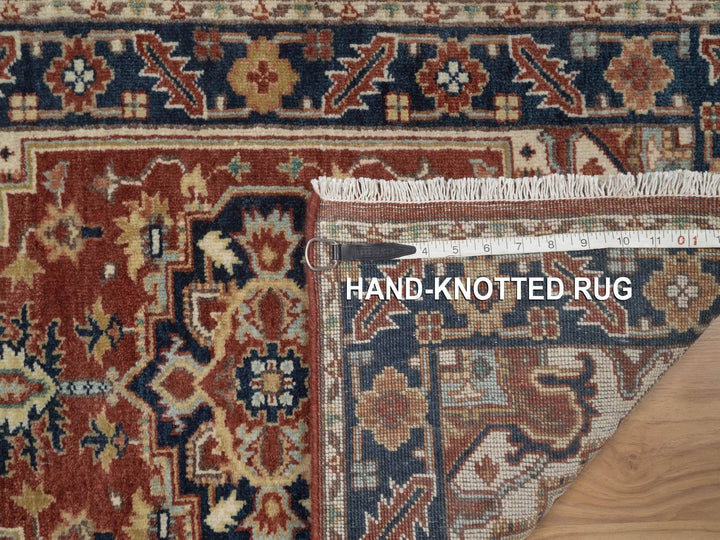 2'0" x 3'0" New Hand Knotted Red Wool Rectangle Oriental Rug - MOA10292808