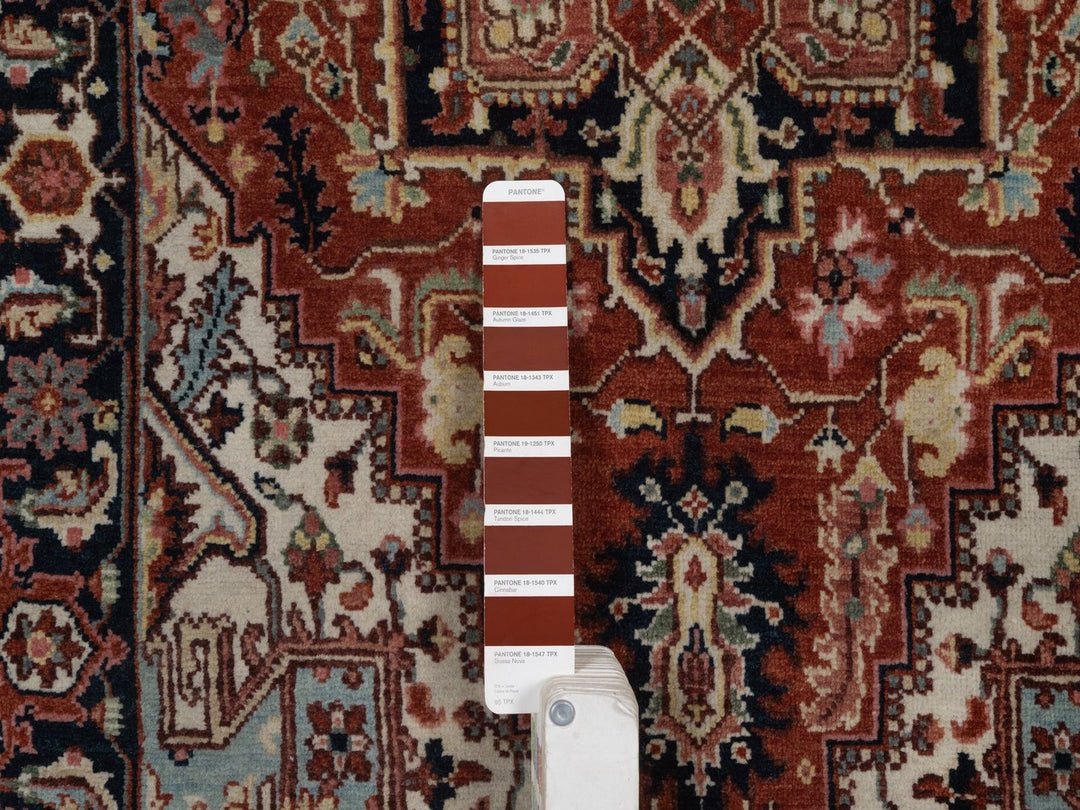 2'10" x 5'2" New Hand Knotted Red Wool Rectangle Oriental Rug - MOA10292816