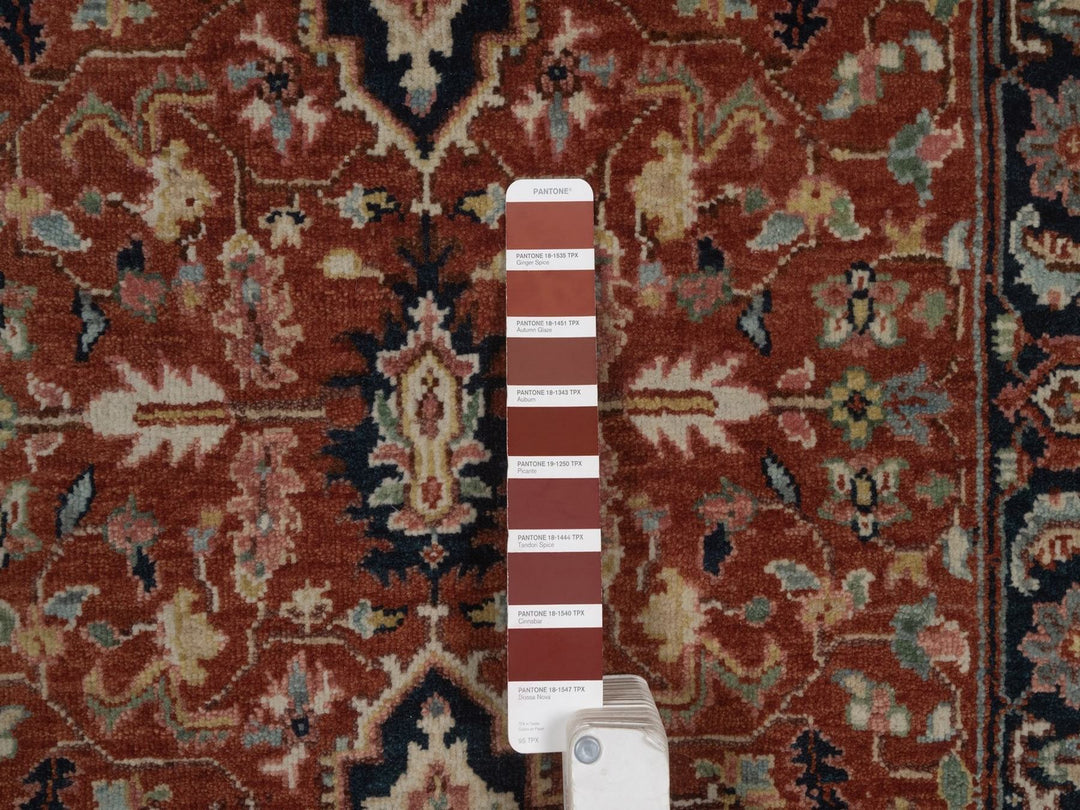 2'7" x 6'3" New Hand Knotted Red Wool Runner Oriental Rug - MOA10292817