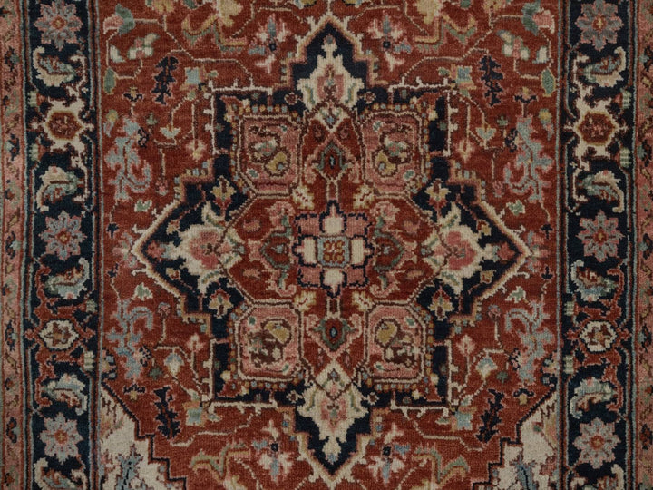 2'7" x 6'3" New Hand Knotted Red Wool Runner Oriental Rug - MOA10292817