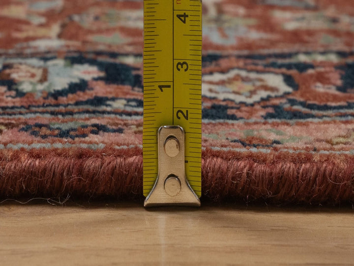 2'7" x 6'3" New Hand Knotted Red Wool Runner Oriental Rug - MOA10292817