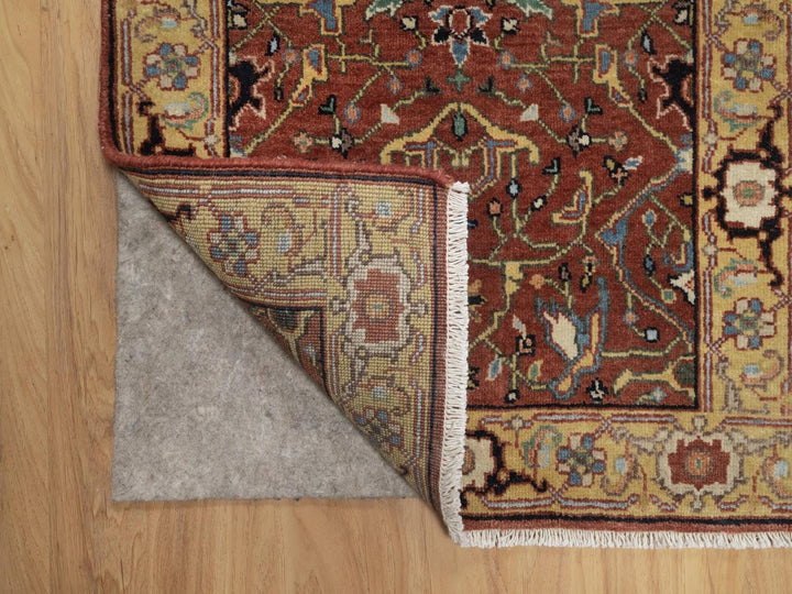 2'0" x 3'0" New Hand Knotted Red Wool Rectangle Oriental Rug - MOA10292824