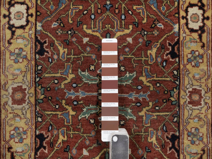 2'0" x 3'0" New Hand Knotted Red Wool Rectangle Oriental Rug - MOA10292824