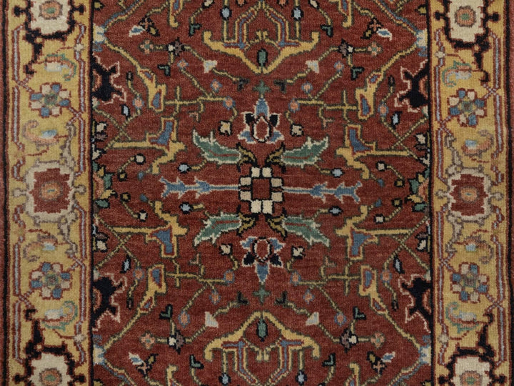 2'0" x 3'0" New Hand Knotted Red Wool Rectangle Oriental Rug - MOA10292824