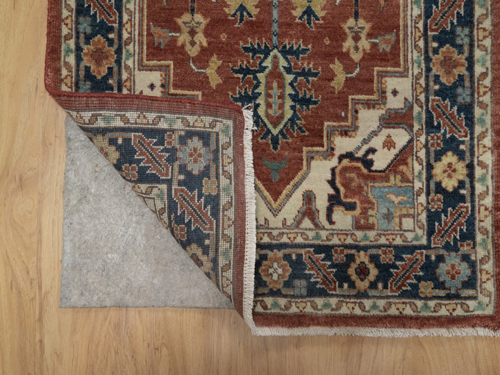 2'4" x 10'2" New Hand Knotted Red Wool Runner Oriental Rug - MOA10292825