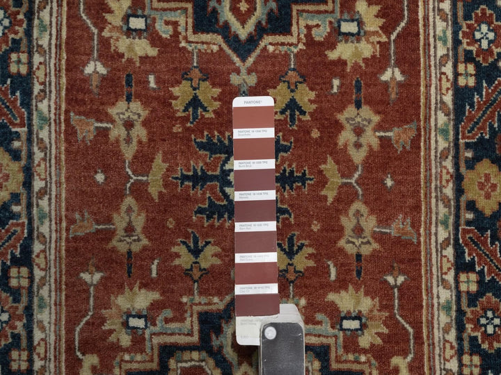 2'4" x 10'2" New Hand Knotted Red Wool Runner Oriental Rug - MOA10292825