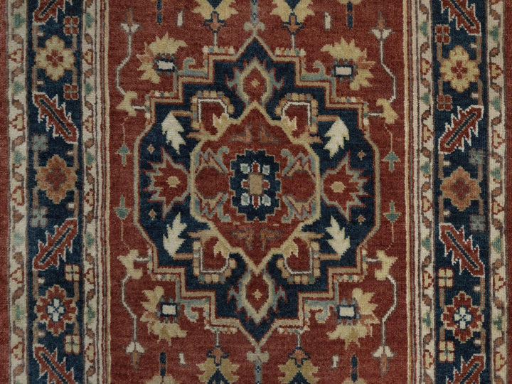 2'4" x 10'2" New Hand Knotted Red Wool Runner Oriental Rug - MOA10292825