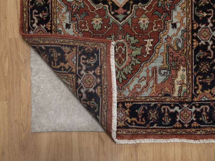 2'7" x 27'8" New Hand Knotted Red Wool Runner Oriental Rug - MOA10292829