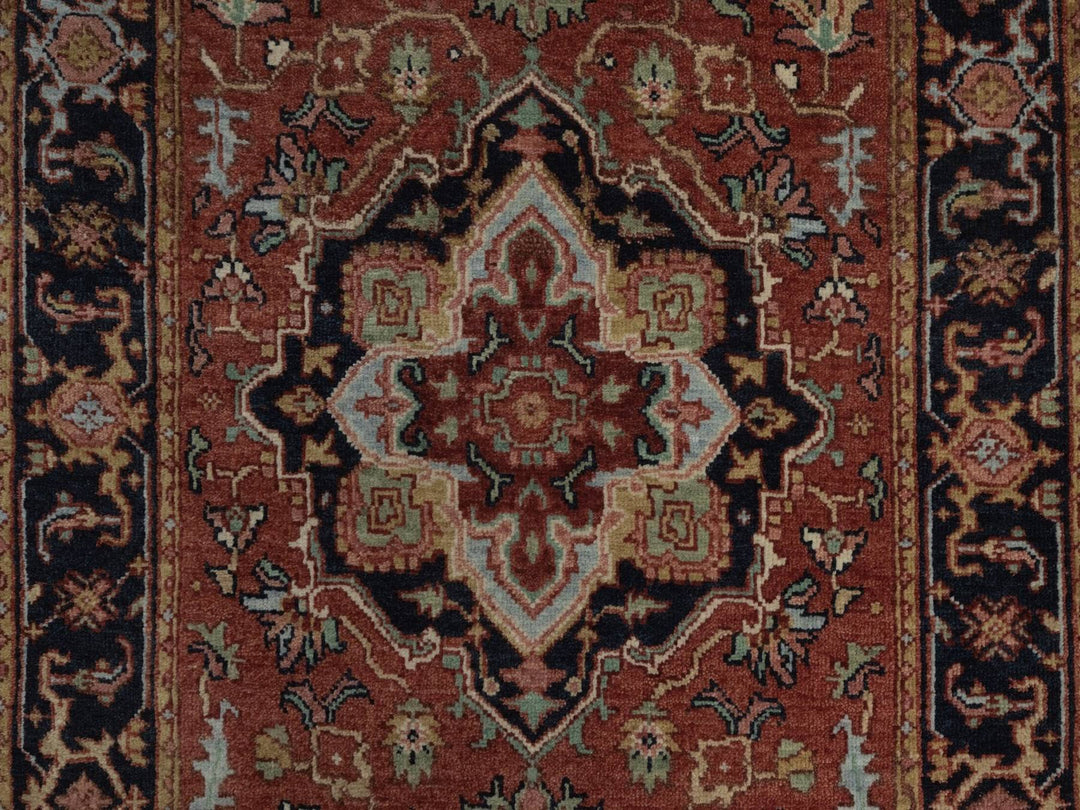 2'7" x 27'8" New Hand Knotted Red Wool Runner Oriental Rug - MOA10292829