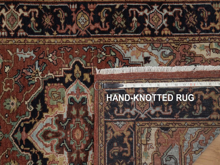 2'7" x 27'8" New Hand Knotted Red Wool Runner Oriental Rug - MOA10292829