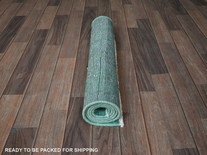 2'3" x 4'6" Vintage Hand Knotted Overdyed Wool Rectangle Oriental Rug - MOA102955