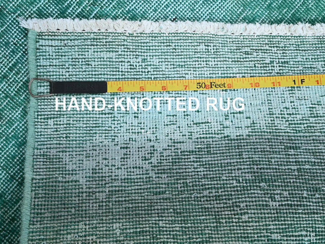 2'3" x 4'6" Vintage Hand Knotted Overdyed Wool Rectangle Oriental Rug - MOA102955