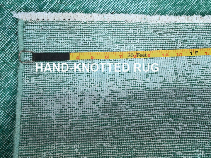 2'3" x 4'6" Vintage Hand Knotted Overdyed Wool Rectangle Oriental Rug - MOA102955