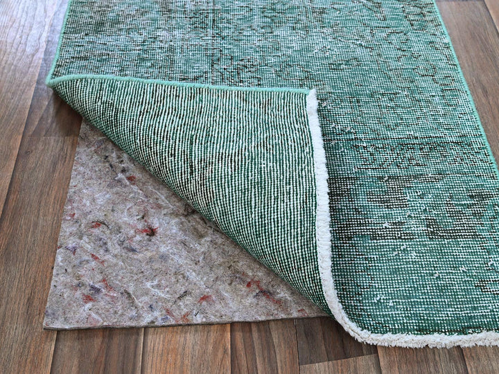 2'0" x 5'8" Vintage Hand Knotted Overdyed Wool Runner Oriental Rug - MOA102962