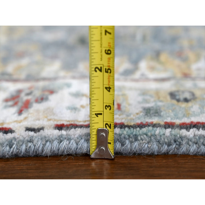 2'0" x 2'10" New Hand Knotted Grey Wool Rectangle Oriental Rug - MOA10210188