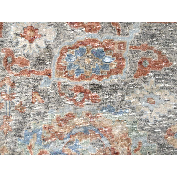 10'0" x 13'10" New Hand Knotted Brown Wool Rectangle Oriental Rug - MOA10210219