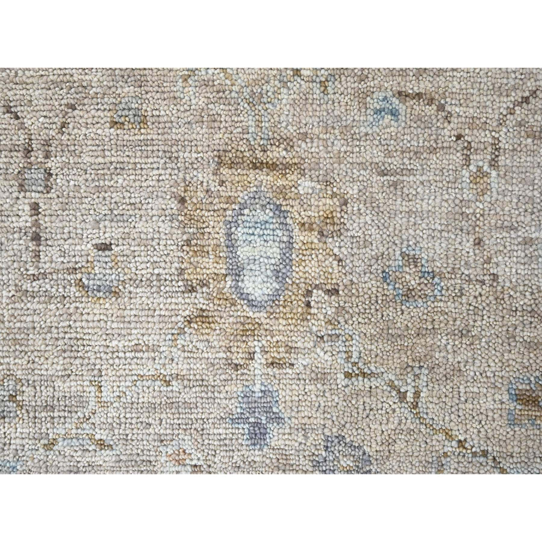 8'11" x 12'0" New Hand Knotted Brown Wool Rectangle Oriental Rug - MOA10210244