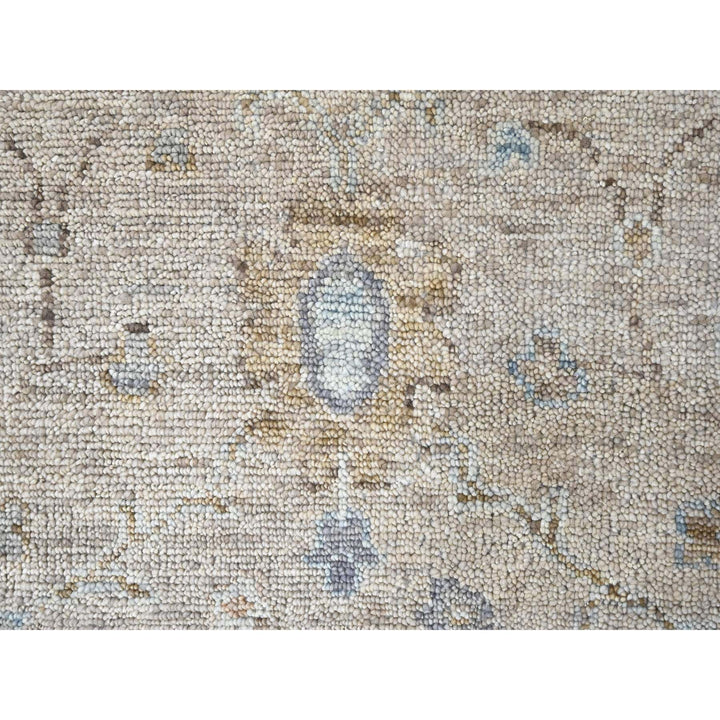 8'11" x 12'0" New Hand Knotted Brown Wool Rectangle Oriental Rug - MOA10210244