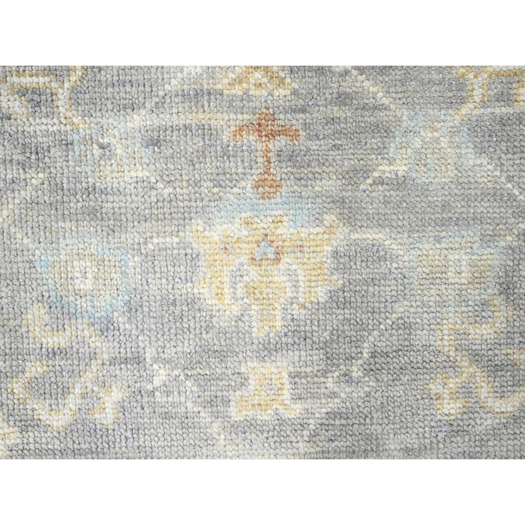 10'0" x 14'0" New Hand Knotted Grey Wool Rectangle Oriental Rug - MOA10210245