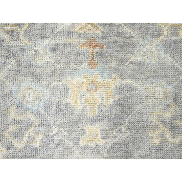 10'0" x 14'0" New Hand Knotted Grey Wool Rectangle Oriental Rug - MOA10210245
