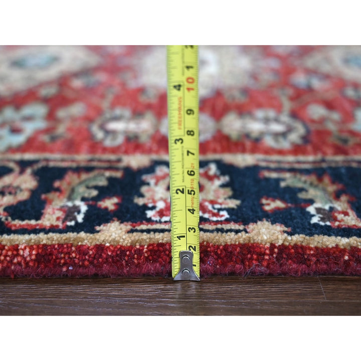 2'9" x 9'10" New Hand Knotted Red Wool Runner Oriental Rug - MOA10210296