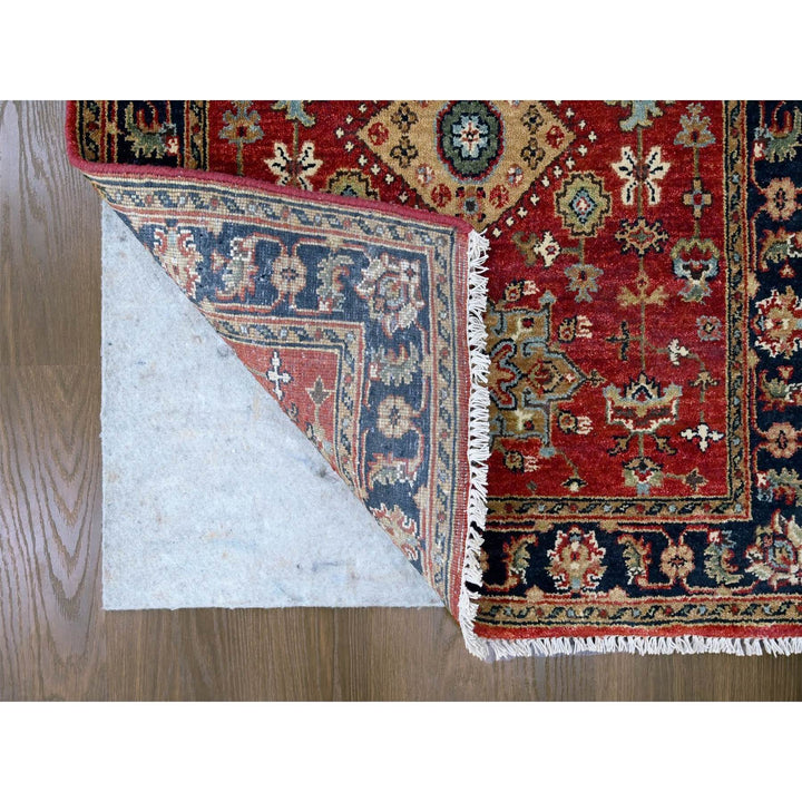 3'0" x 5'0" New Hand Knotted Red Wool Rectangle Oriental Rug - MOA10210298