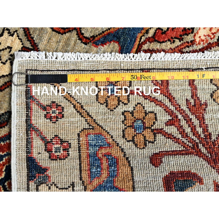 2'9" x 9'10" New Hand Knotted Grey Wool Runner Oriental Rug - MOA1021071