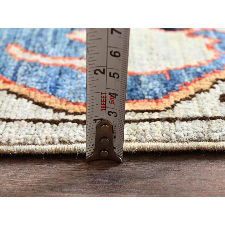 2'10" x 9'0" New Hand Knotted Grey Wool Runner Oriental Rug - MOA1021074