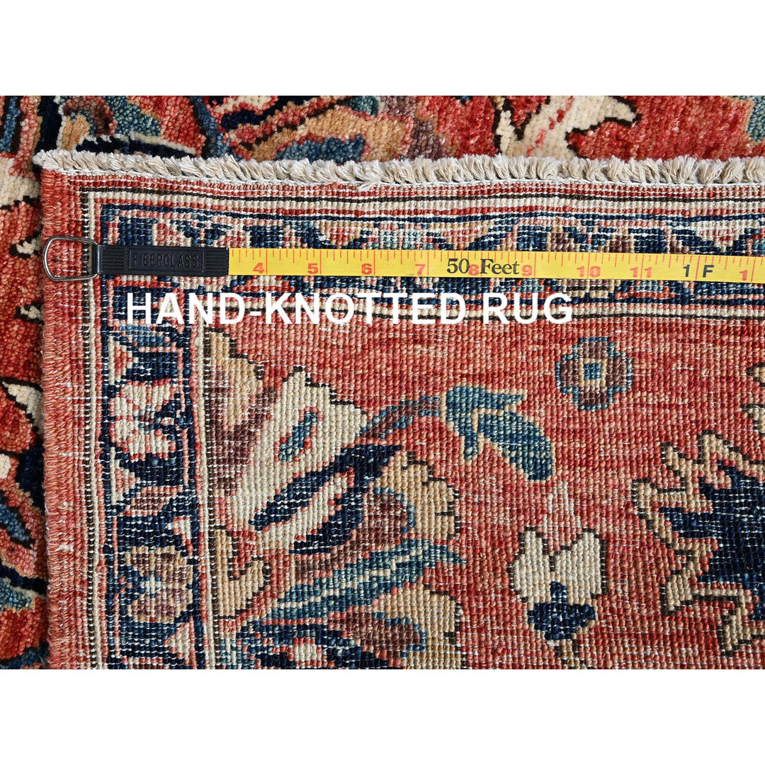 3'1" x 5'0" New Hand Knotted Red Wool Rectangle Oriental Rug - MOA1021079