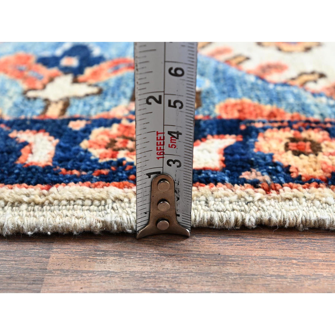 2'7" x 4'10" New Hand Knotted Ivory Wool Rectangle Oriental Rug - MOA1021083