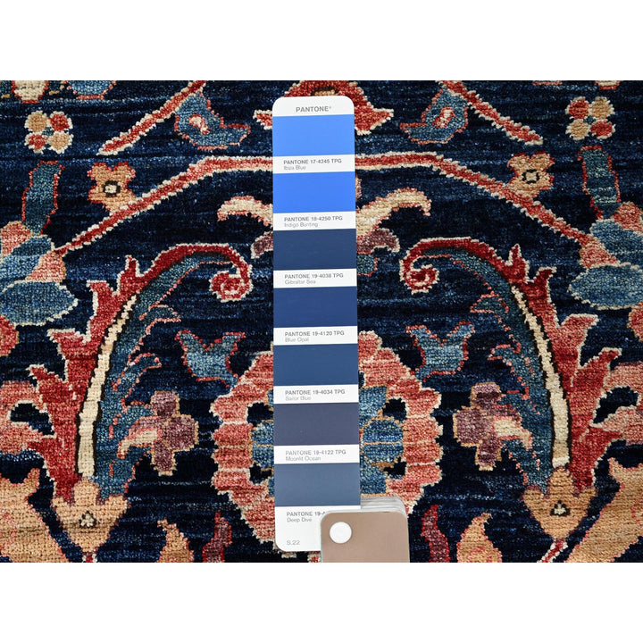 3'0" x 4'11" New Hand Knotted Blue Wool Rectangle Oriental Rug - MOA1021086