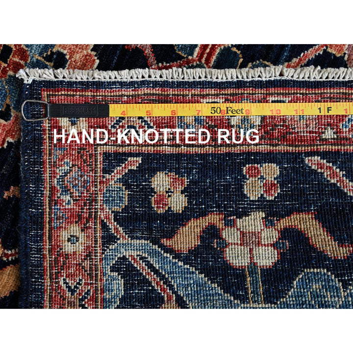 3'0" x 4'11" New Hand Knotted Blue Wool Rectangle Oriental Rug - MOA1021086