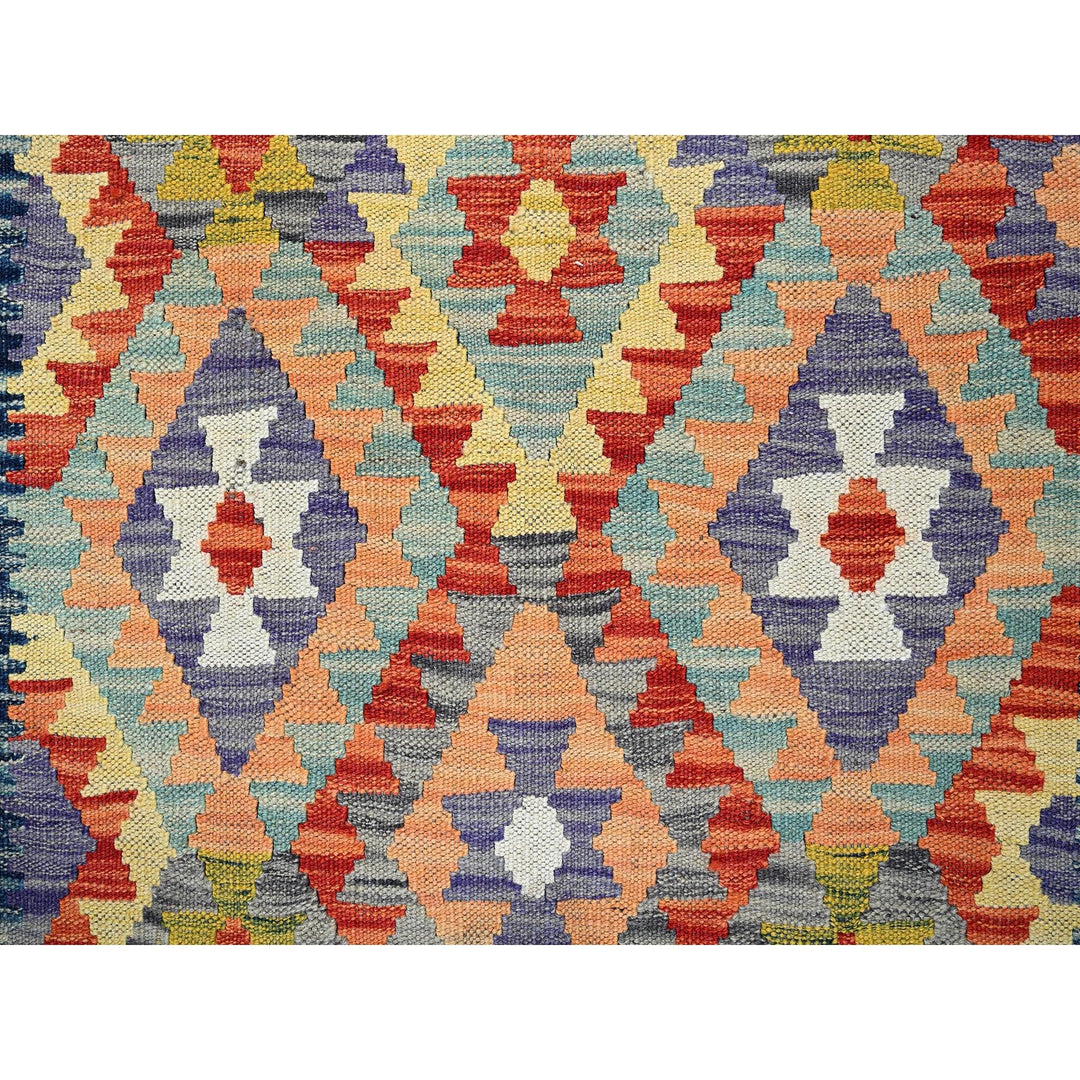 3'4" x 4'11" New Hand Woven Multicolored Wool Rectangle Oriental Rug - MOA1021185