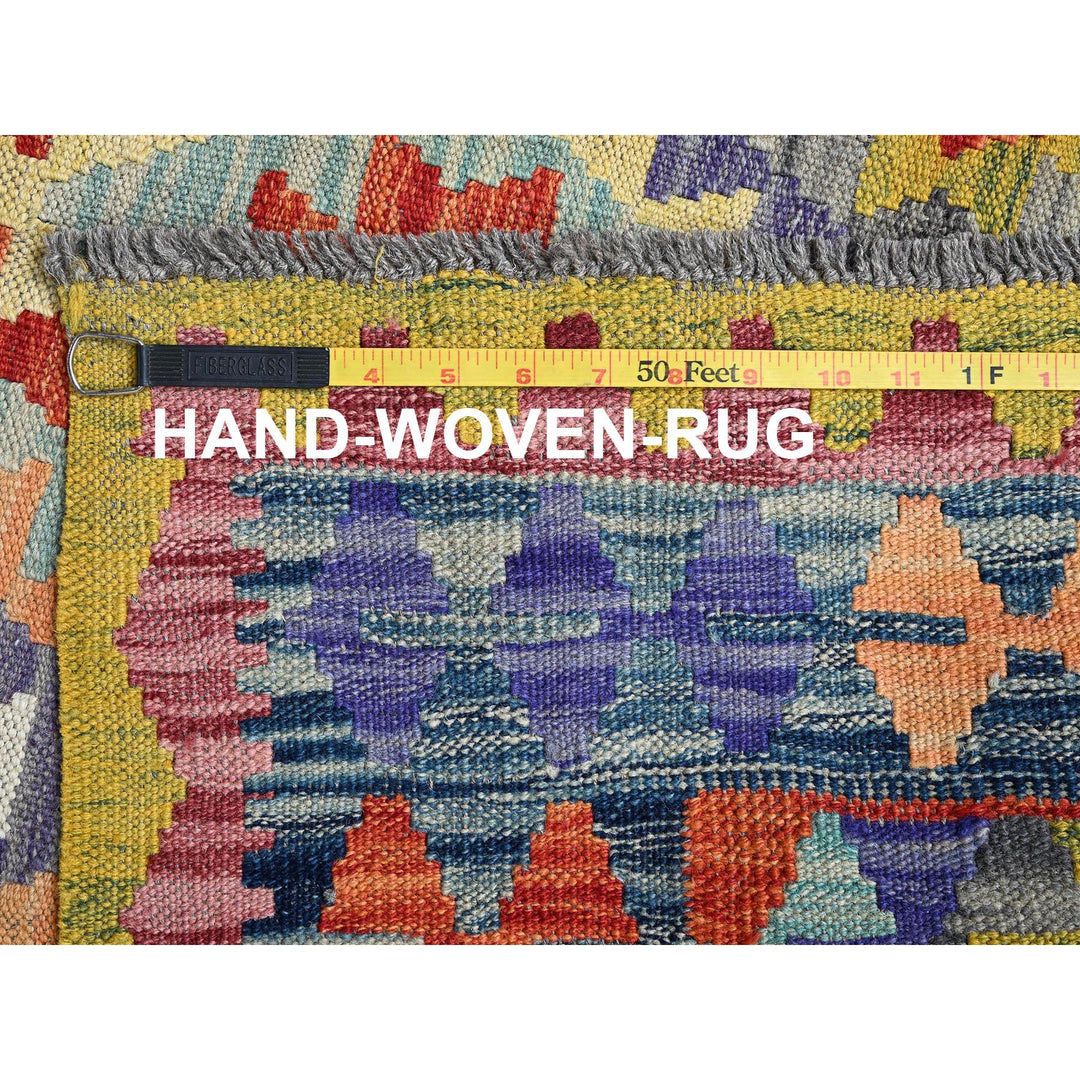3'4" x 4'11" New Hand Woven Multicolored Wool Rectangle Oriental Rug - MOA1021185