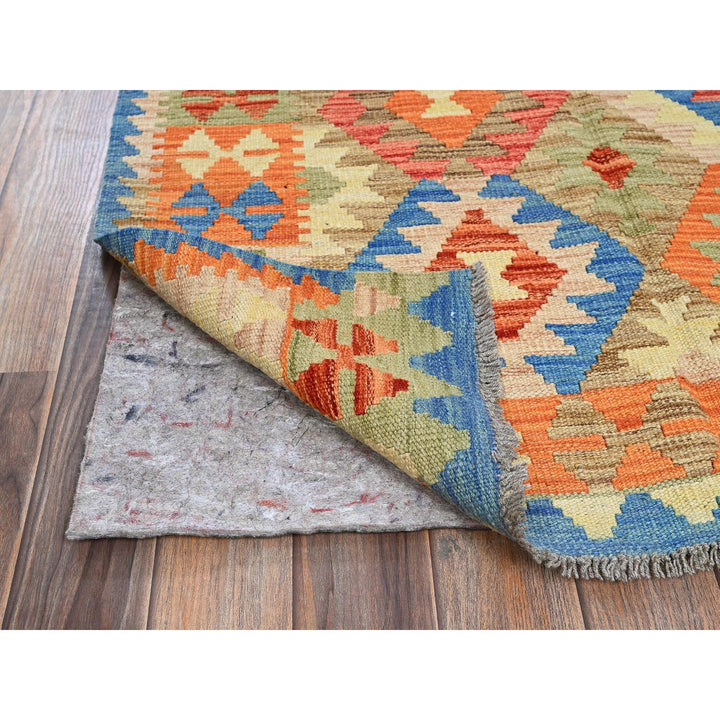 3'3" x 4'11" New Hand Woven Multicolored Wool Rectangle Oriental Rug - MOA1021190